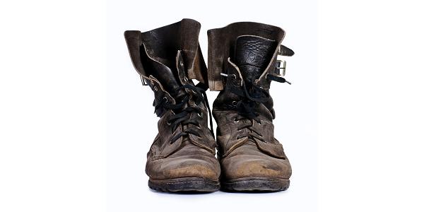 old army leather boots